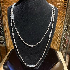 Sterling Silver & Beaded Necklace